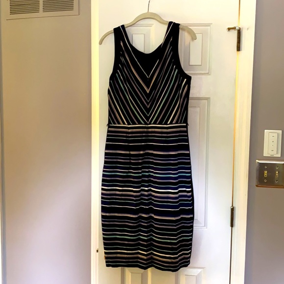 White House Black Market knit sheath dress. - Picture 3 of 4